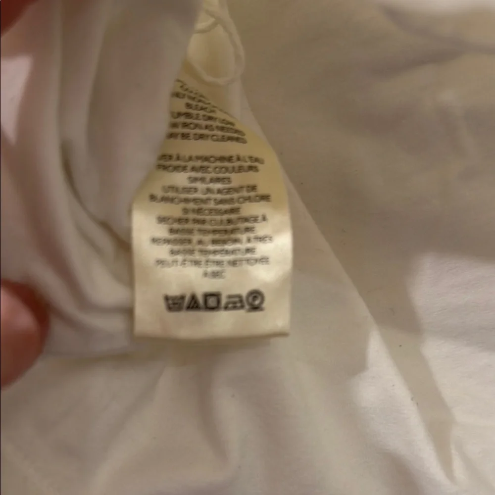 Free People White and Navy Tank TopFree People Bodega tube top - Picture 9 of 10